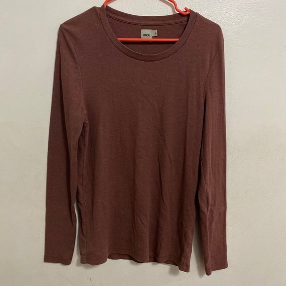 ASOS Tops - ASOS long sleeve ribbed shirt